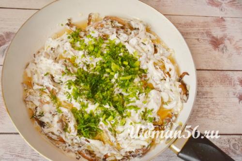 Как приготовить рыжики в сметане. Жареные рыжики со сметаной