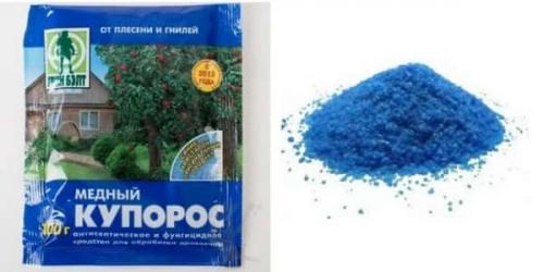 Опрыскивание карбамидом и медным купоросом осенью. Как приготовить смесь
