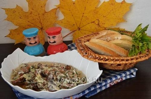 Как приготовить рыжики в сметане. Пошаговый рецепт с фото и видео