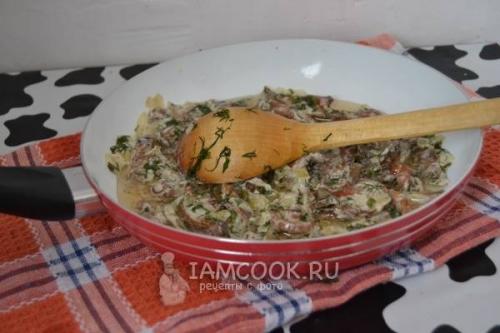 Как приготовить рыжики в сметане. Пошаговый рецепт с фото и видео