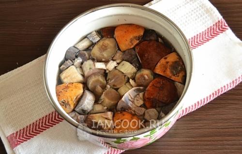 Маринование подосиновиков и подберезовиков. Рецепт маринованных подосиновиков и подберёзовиков . 03