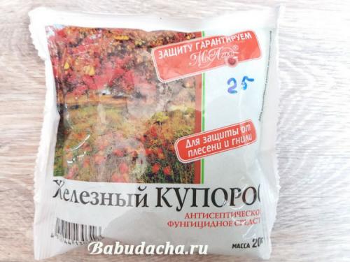 Обработка роз железным купоросом осенью перед укрытием. Деревья в саду