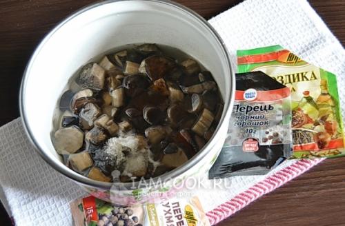 Маринование подосиновиков и подберезовиков. Рецепт маринованных подосиновиков и подберёзовиков . 09