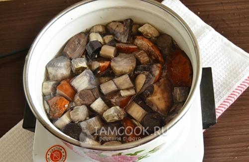 Маринование подосиновиков и подберезовиков. Рецепт маринованных подосиновиков и подберёзовиков . 04