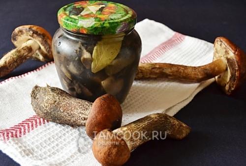 Маринование подосиновиков и подберезовиков. Рецепт маринованных подосиновиков и подберёзовиков . 13