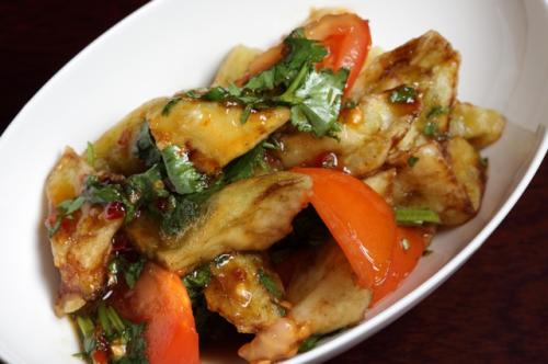 Запеченные баклажаны с кинзой и чесноком. Баклажаны жареные и хрустящие. 8 авторских рецептов и 5 хитростей