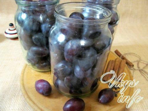 Сливы под оливки маринованные. Маринованные сливы под оливки 21