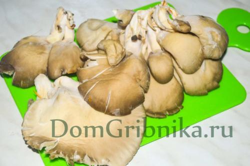 Как приготовить вешенки в пост. Ингредиенты