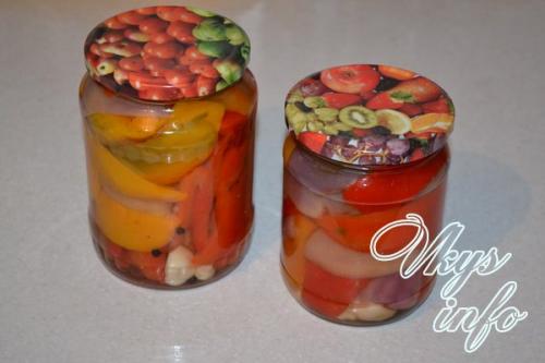 Перец маринованный на зиму с петрушкой и чесноком. Как приготовить маринованный болгарский перец с чесноком на зиму