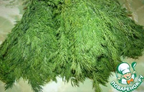 Заморозка зелени на зиму. Замороженный укроп и петрушка на зиму