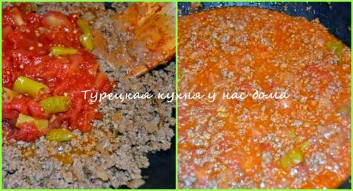 Мусака с баклажанами по-турецки. Турецкая мусака с баклажанами (Patlican musakka)