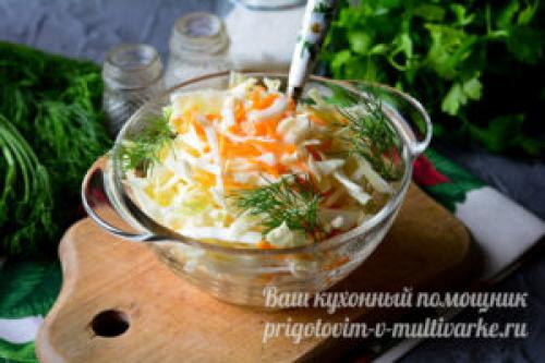 Капуста суточная с чесноком и морковью. Суточная капуста с морковью и чесноком быстрого приготовления
