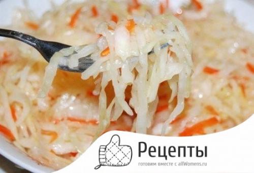 Капуста суточная с чесноком и морковью. Суточная капуста с морковью и чесноком быстрого приготовления 30