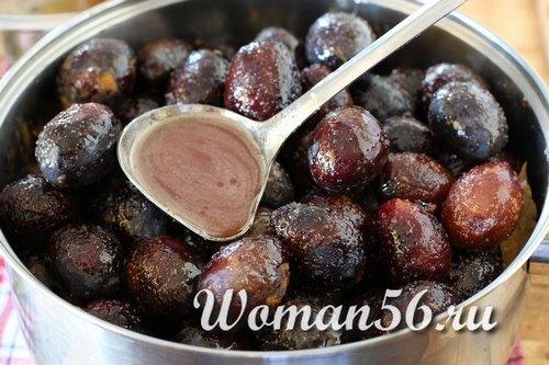 Сливы маринованные по кавказски. Слива маринованная на зиму. Рецепт с фото