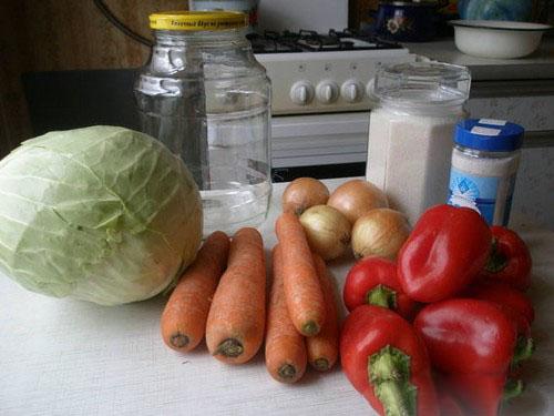 Салат из капусты и перца на зиму без стерилизации. Рецепт салата из капусты с болгарским перцем и морковью на зиму без стерилизации «Пальчики оближешь» — с пошаговыми фото