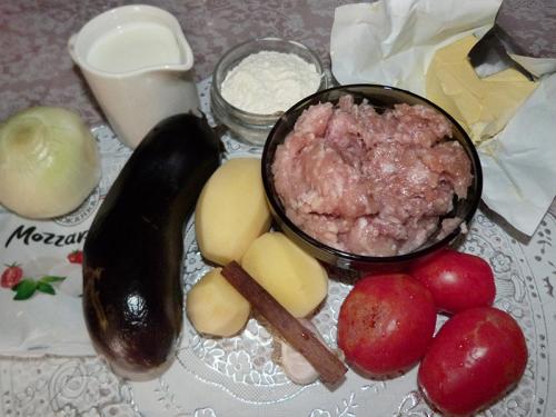 Мусака с картофелем и баклажанами и фаршем. Побалуйте семью: рецепт мусаки с баклажанами и фаршем