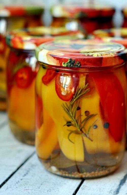 Рецепт маринованного болгарского перца с чесноком и зеленью. Как я перец мариную в масле: кисло-сладкий маринад. Запишите рецепт: идеальный баланс уксуса, сахара, соли и масла