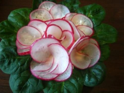 Салат фиалка из синей капусты. Салат Фиалка