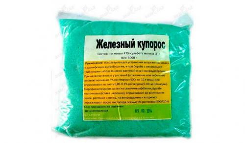 Железный купорос или медный. Что представляет собой железный купорос?