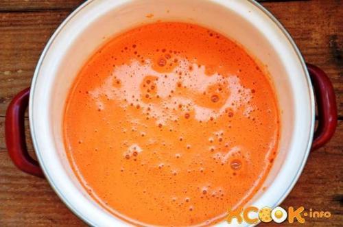 Тыквенно морковный сок с мякотью на зиму в домашних условиях. Необычный сок из тыквы на зиму 09