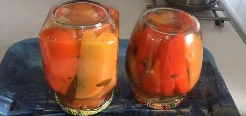 Перец маринованный без масла. Маринованный перец болгарский на зиму без масла