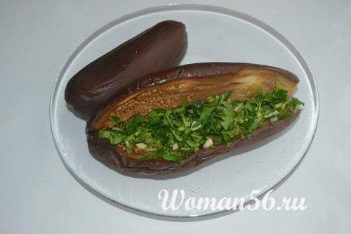 Баклажаны на зиму с кинзой и чесноком. Квашенные баклажаны с чесноком на зиму