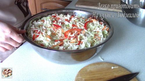 Маринованный перец с чесноком быстрого приготовления. Маринованная капуста со сладким Перцем! Самый быстрый способ готовки!