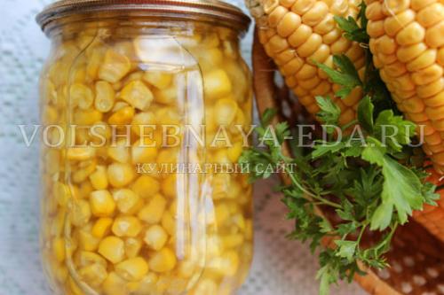 Маринованная мини кукуруза на зиму. Консервированная кукуруза на зиму