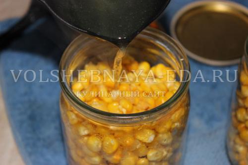 Маринованная мини кукуруза на зиму. Консервированная кукуруза на зиму