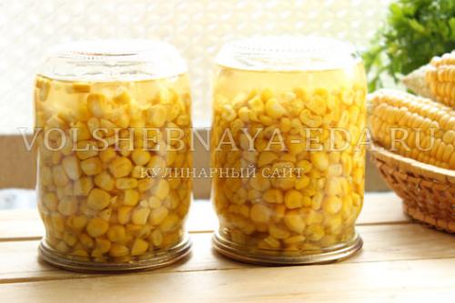Маринованная мини кукуруза на зиму. Консервированная кукуруза на зиму