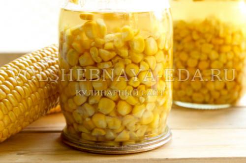 Маринованная мини кукуруза на зиму. Консервированная кукуруза на зиму