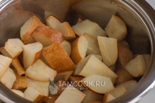 Груши на зиму без сахара. Процесс приготовления