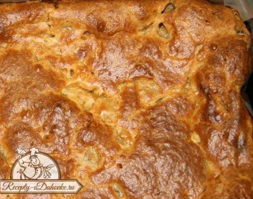 Шарлотка с яблоками в духовке на майонезе. Рецепт шарлотки на майонезе 06