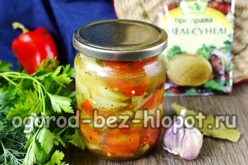 Грузинский перец на зиму. Закуска из болгарского перца по-грузински, вкусно и просто