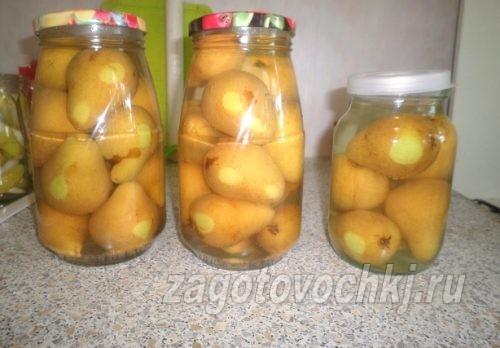 Заготовка на зиму груши в сиропе. Груша в сиропе вкусная заготовка на зиму