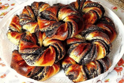 Булочки с маком в микроволновке. Апельсиновые булочки с маком. Съедаются на ура!