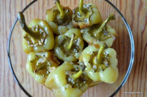 Жареный перец на зиму без воды. Рецепт 2, пошаговый: жареный болгарский перец