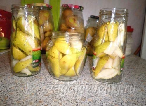 Заготовка на зиму груши в сиропе. Груша в сиропе вкусная заготовка на зиму