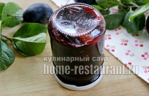 Жареные сливы на зиму. Варенье из сливы без косточек на сковороде