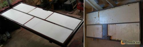 Как утеплить дверь входную на даче. Утепление снаружи дачной двери 14