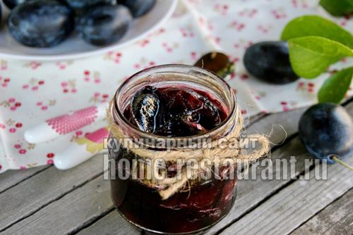 Жареные сливы на зиму. Варенье из сливы без косточек на сковороде