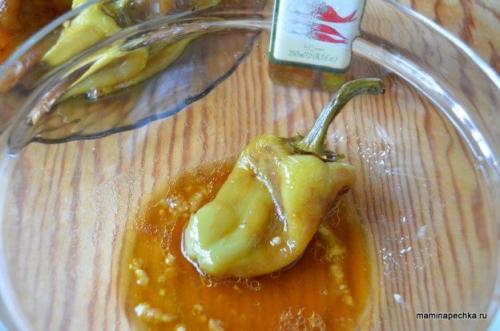 Жареный перец на зиму без воды. Рецепт 2, пошаговый: жареный болгарский перец