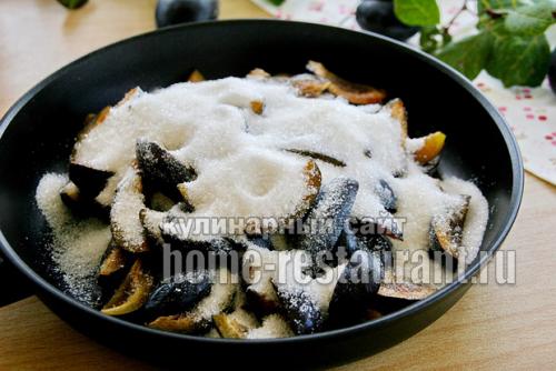 Жареные сливы на зиму. Варенье из сливы без косточек на сковороде