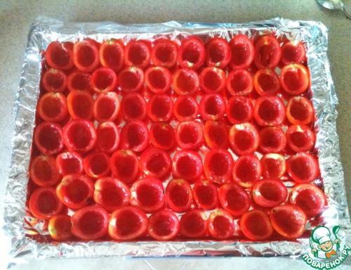 Вяленые консервированные помидоры. Помидоры, вяленные на зиму в духовке 07