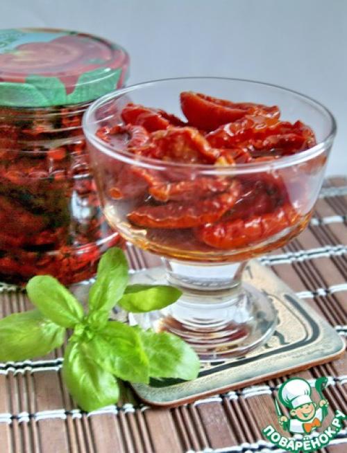 Вяленые консервированные помидоры. Помидоры, вяленные на зиму в духовке 09