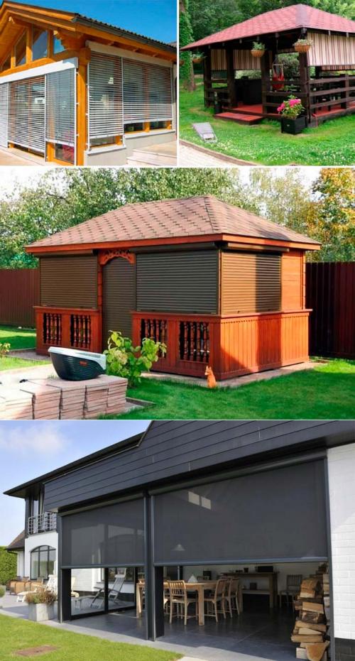 Чем можно закрыть проемы открытых веранд. Способы защиты, требующие внушительных вложений