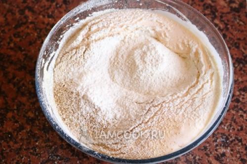 Шарлотка с овсянкой. Овсяная шарлотка с яблоками 04