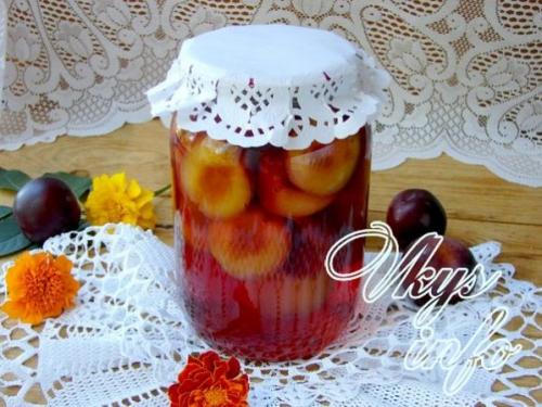 Компот из слив консервация. Общие рекомендации по приготовлению компота на зиму 24