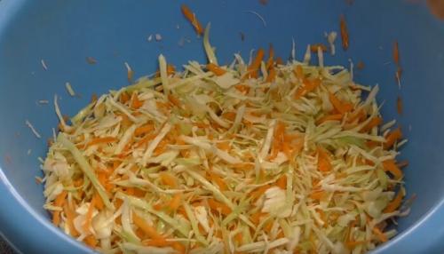 Салат с капустой и болгарским перцем морковью и луком на зиму. Салат из капусты на зиму в банках с болгарским перцем, морковью и луком 10
