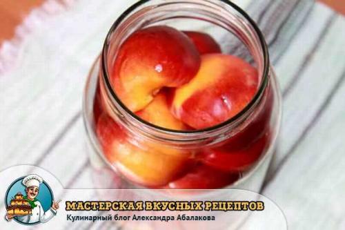Консервированные нектарины на зиму рецепты. Консервированные персики пошаговый рецепт 19